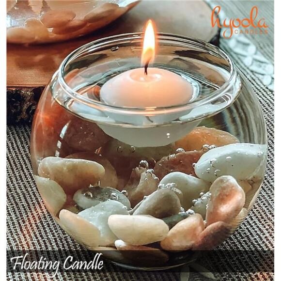 Premium White Floating Candles 1.75 Inch - 3 Hour - 20 Pack - European Made - Picture 4 of 7